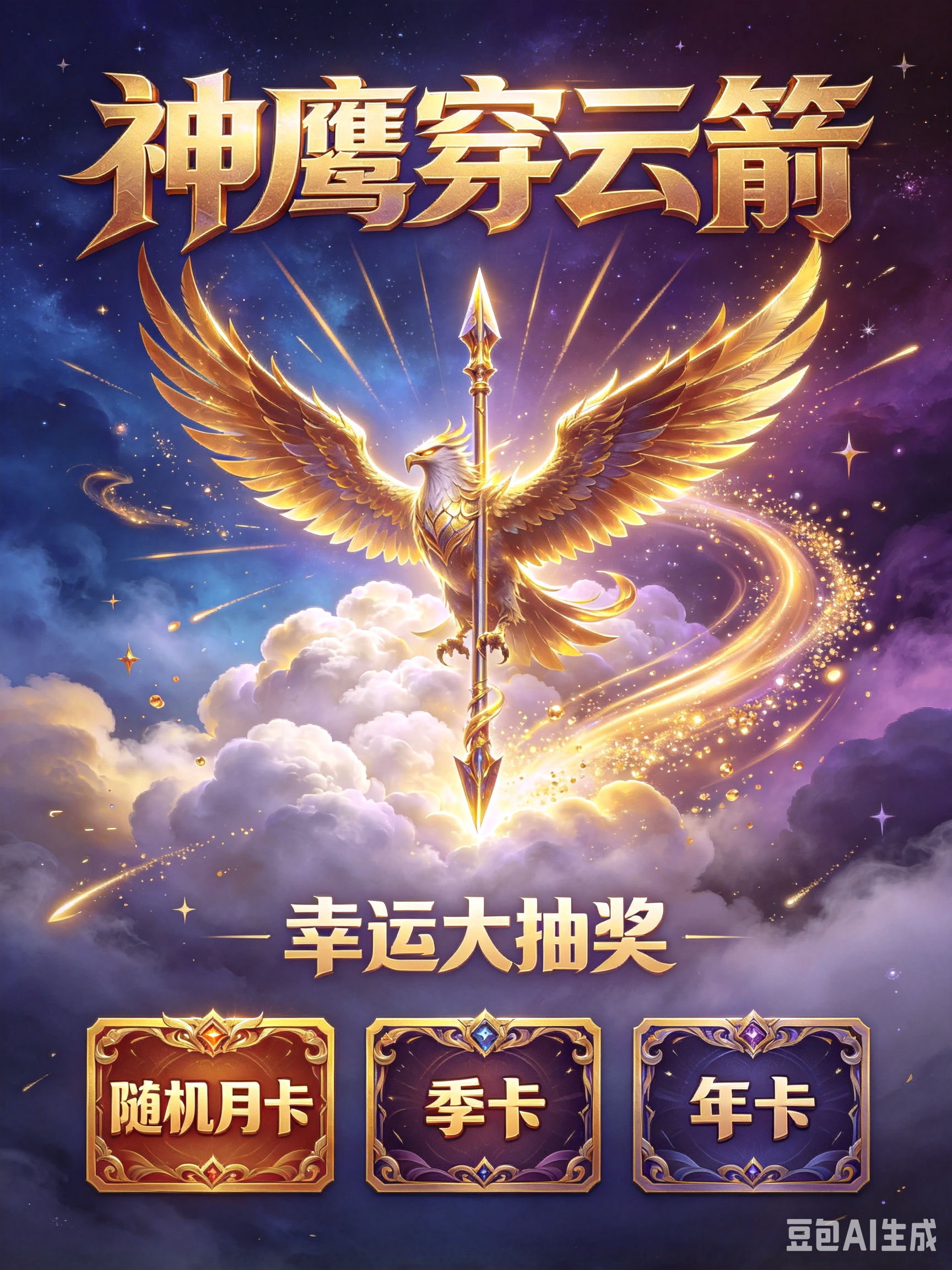 神鹰穿云箭大抽奖